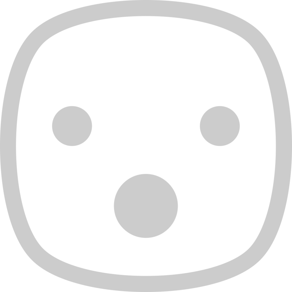 Smiley face gasp vector