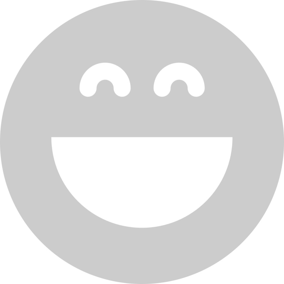 Smiley face big smile vector