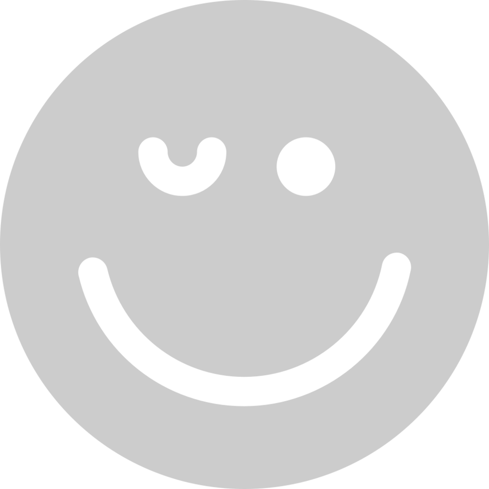 Smiley face wink smile vector