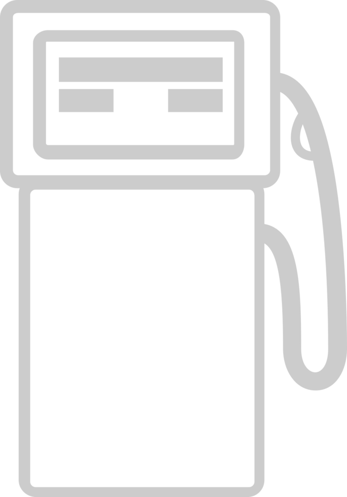 gas station vector