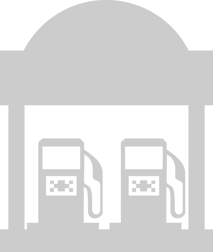 gas station vector