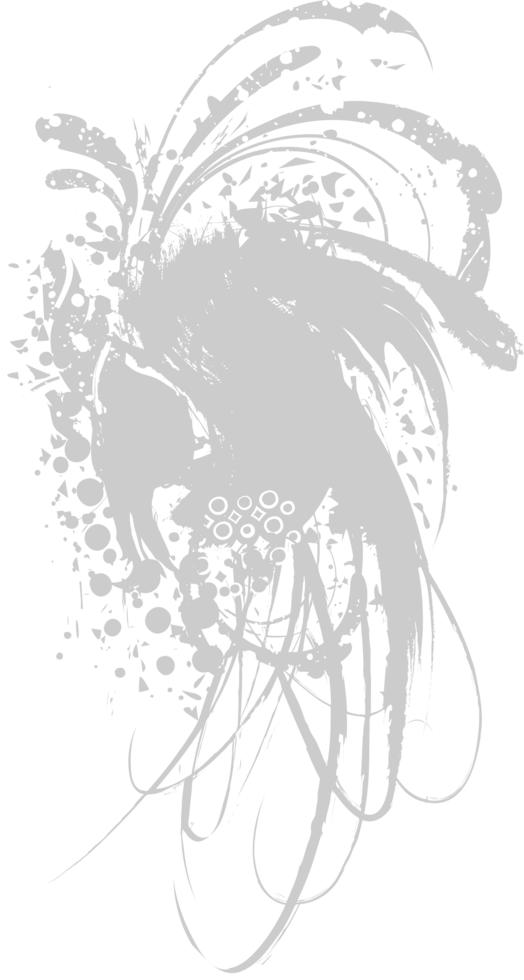 Splatter swirl vector