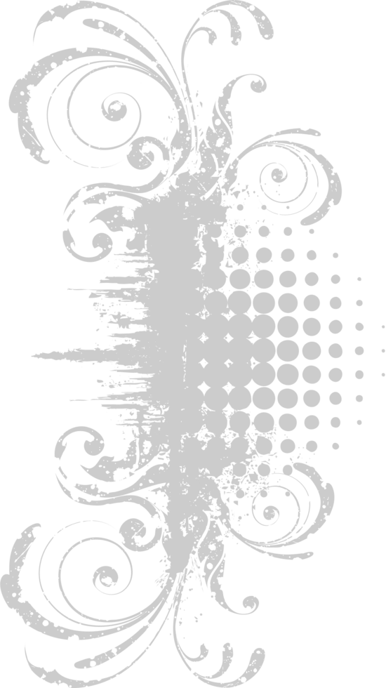 Splatter swirl vector