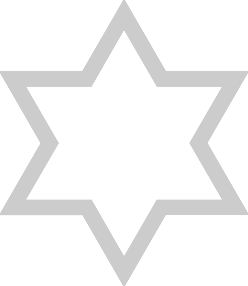 Star six point vector