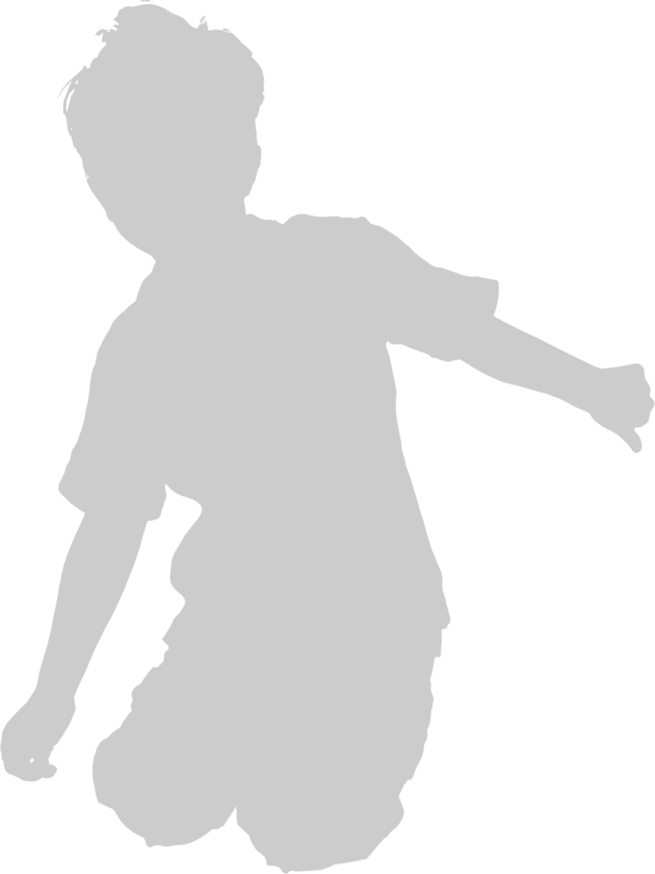 Children Jump vector