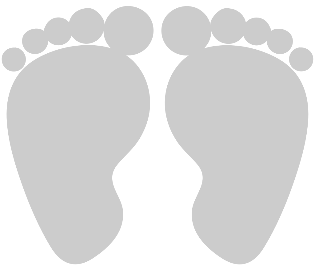Footprints vector