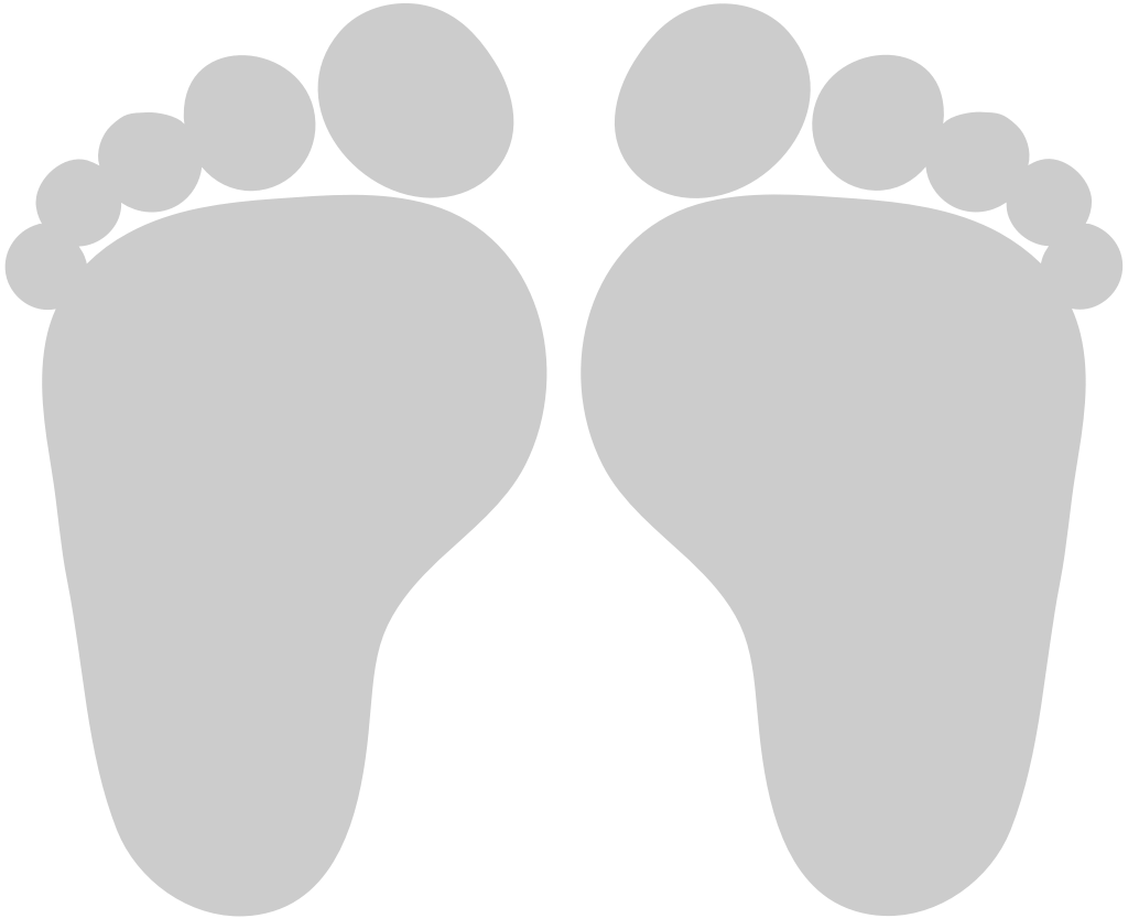 Footprints vector