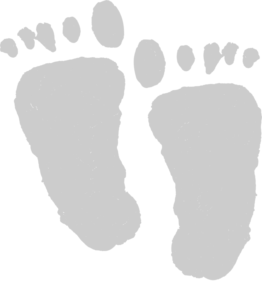 Footprints vector