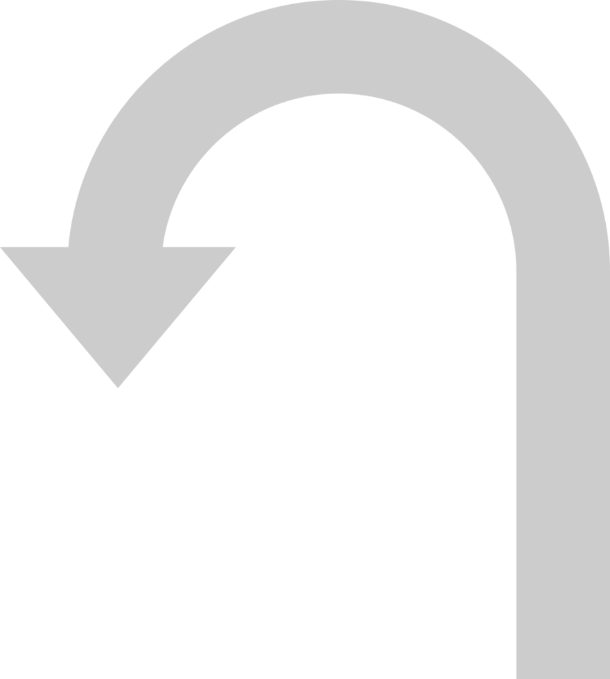 backward road sign vector