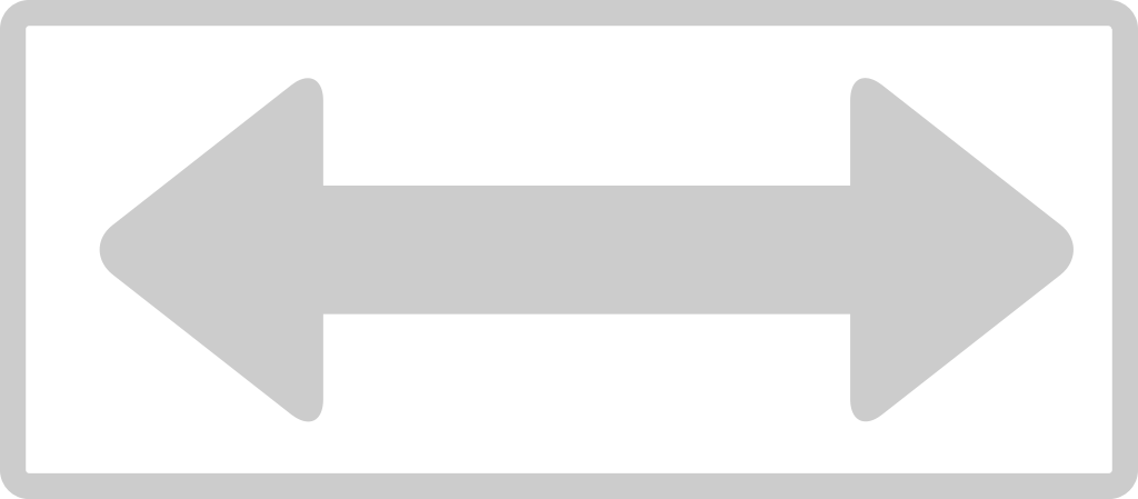 pass on either side road sign vector