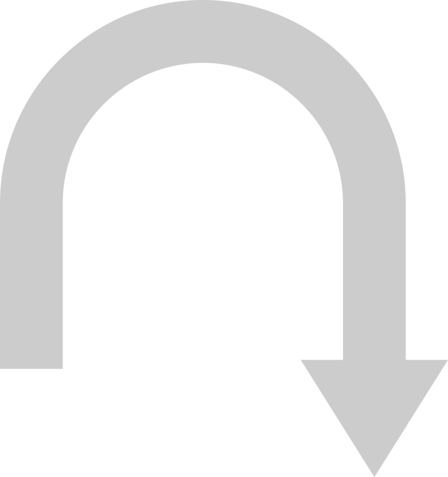 U Turn vector