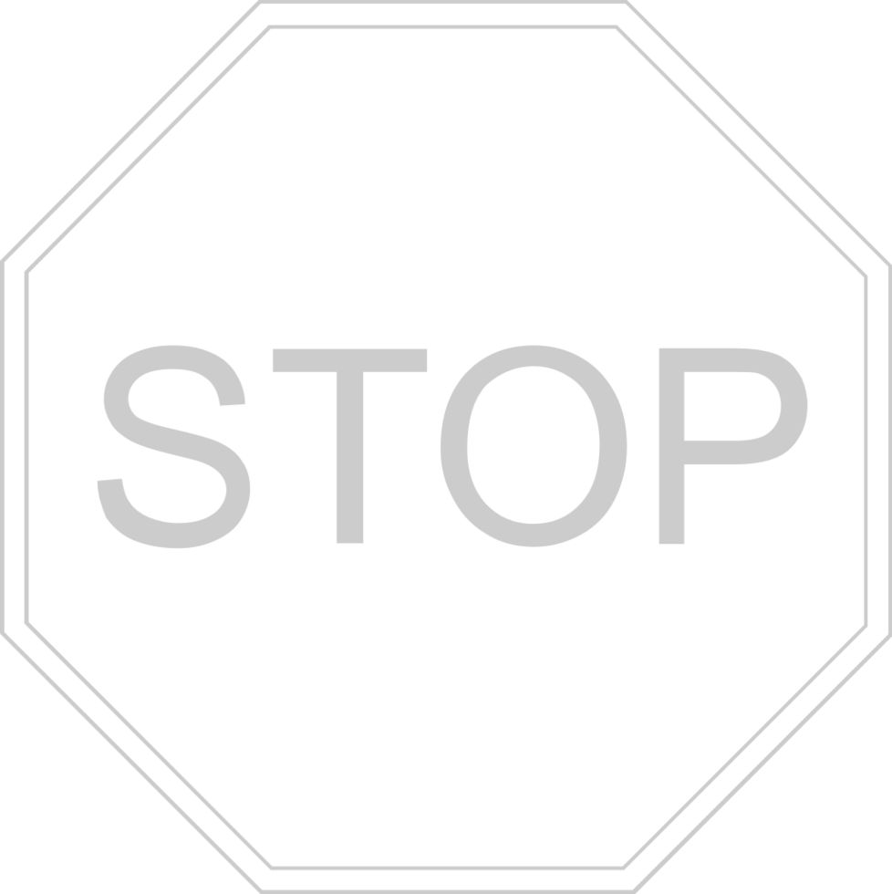 stop road sign vector