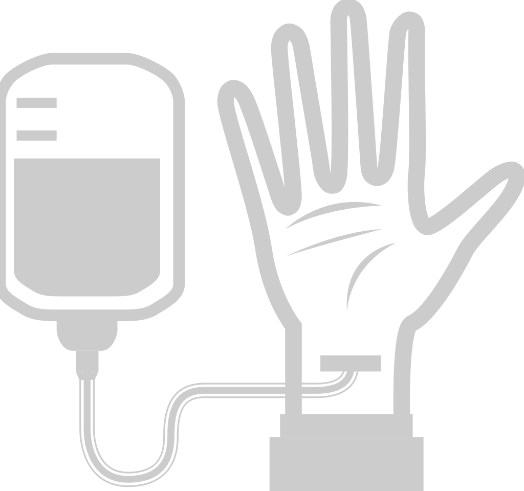 Hands Blood Donation vector