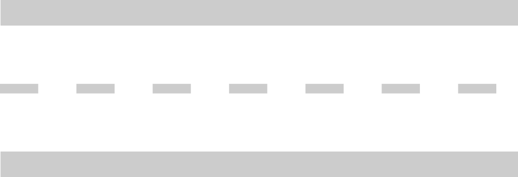 dotted straight road map tool vector