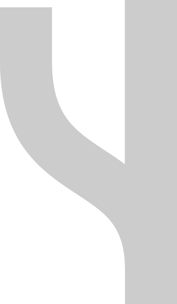 straight or turn road map tool vector