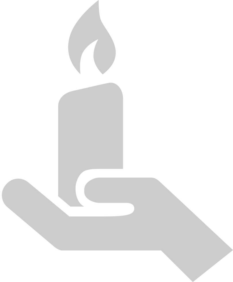 In Memory Of Candle vector