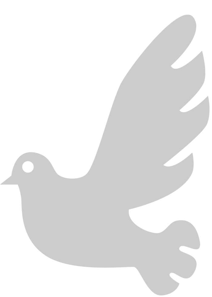 In Memory Of Dove vector