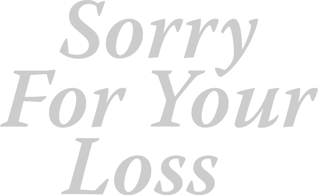 In Memory Of Text vector