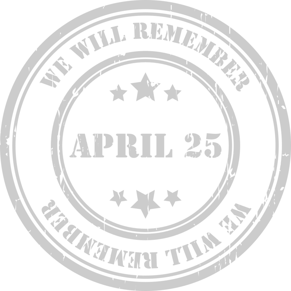 In Memory Of Anzac vector