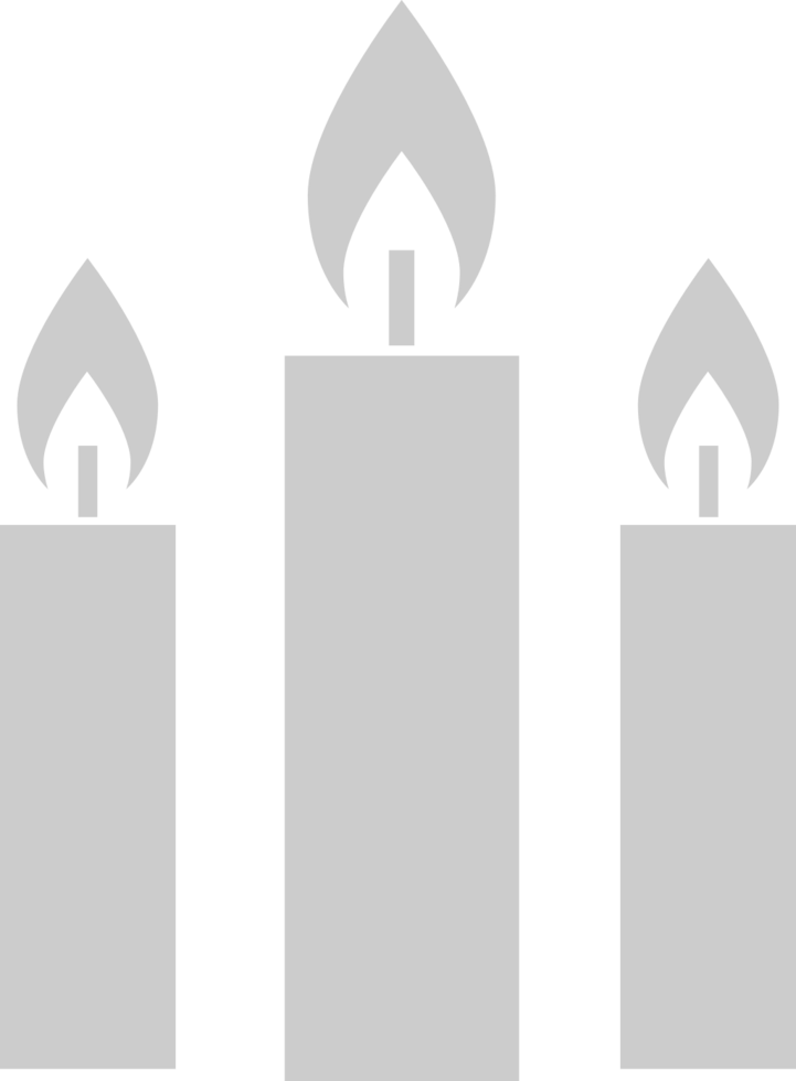 In Memory Of Candles vector