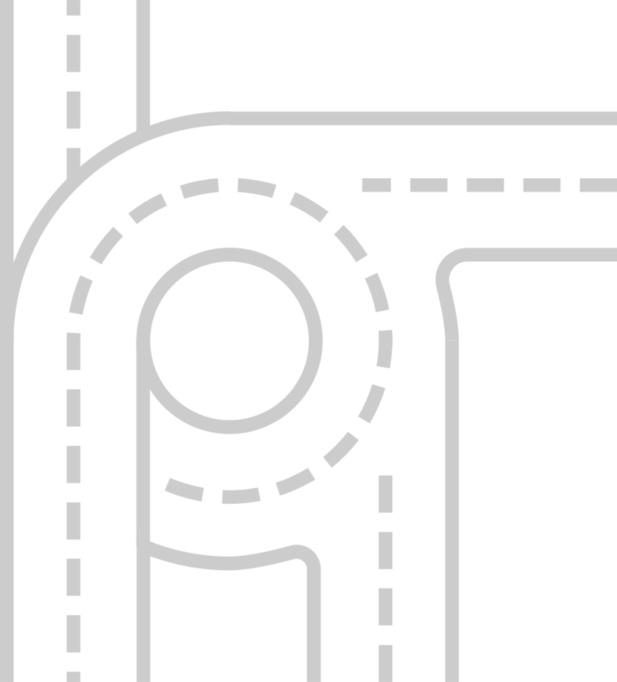 roundabout road map vector