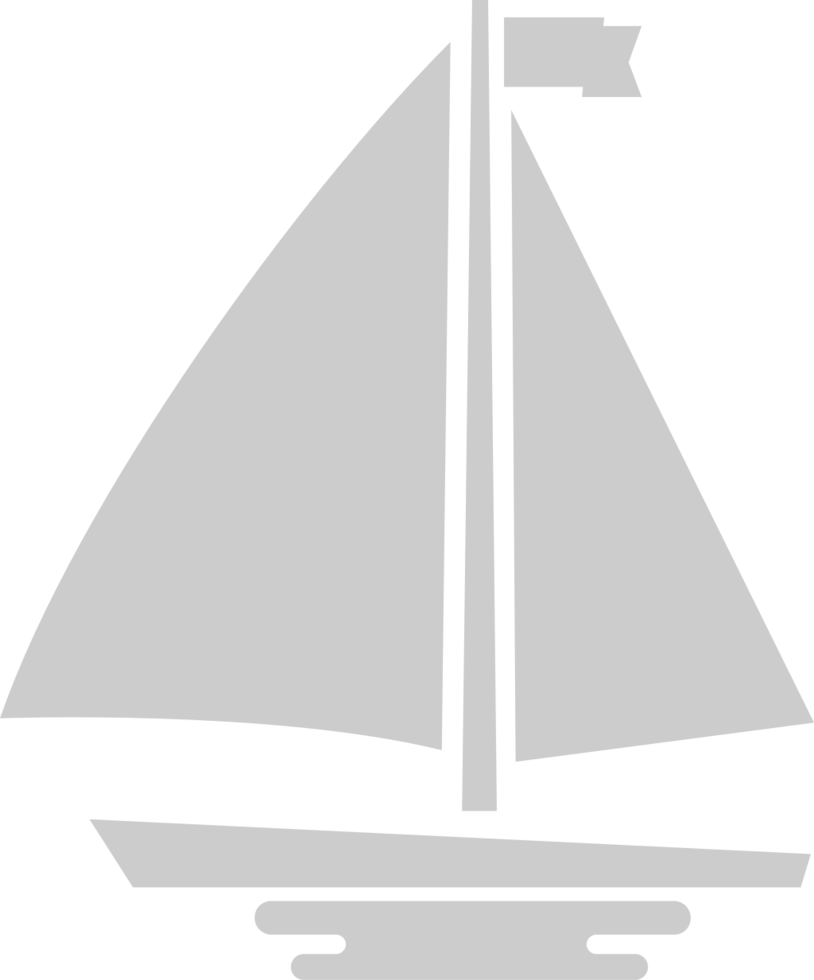 sailboat vector