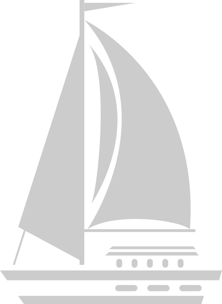 sailboat vector