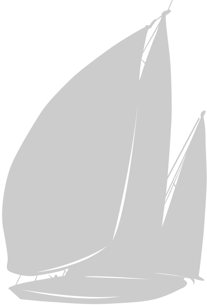 sailboat vector