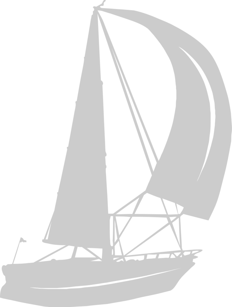 sailboat vector