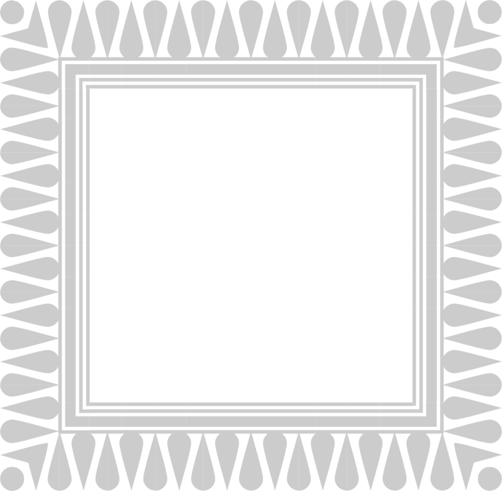 Decoration frame square vector