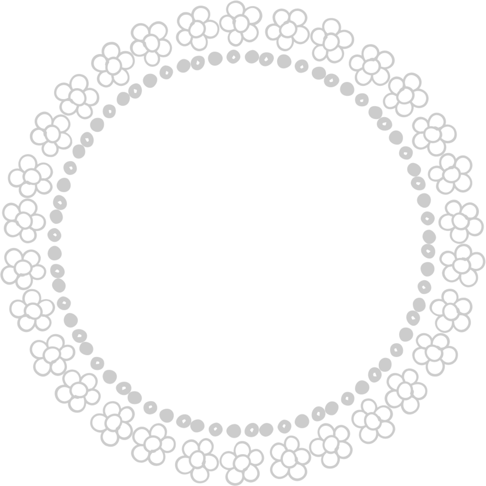 Decoration frame circle vector