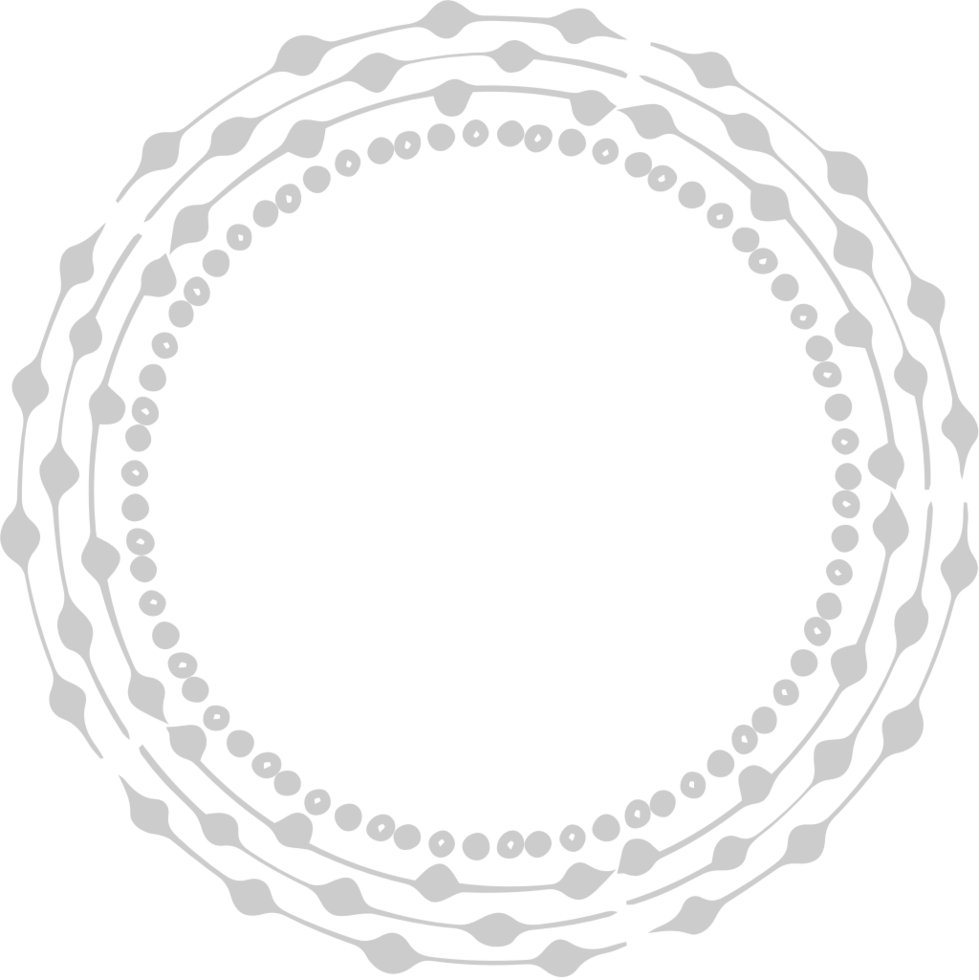 Decoration frame circle vector