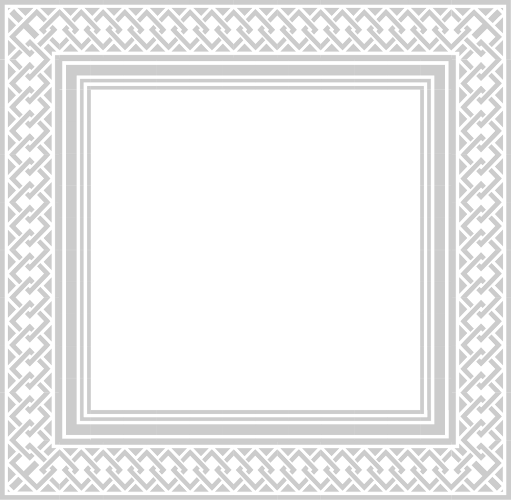 Decoration frame square vector