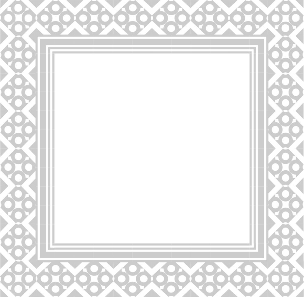 Decoration frame square vector