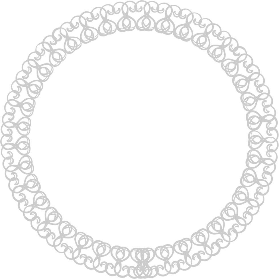 Decoration frame circle vector
