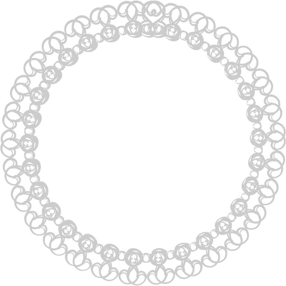Decoration frame circle vector