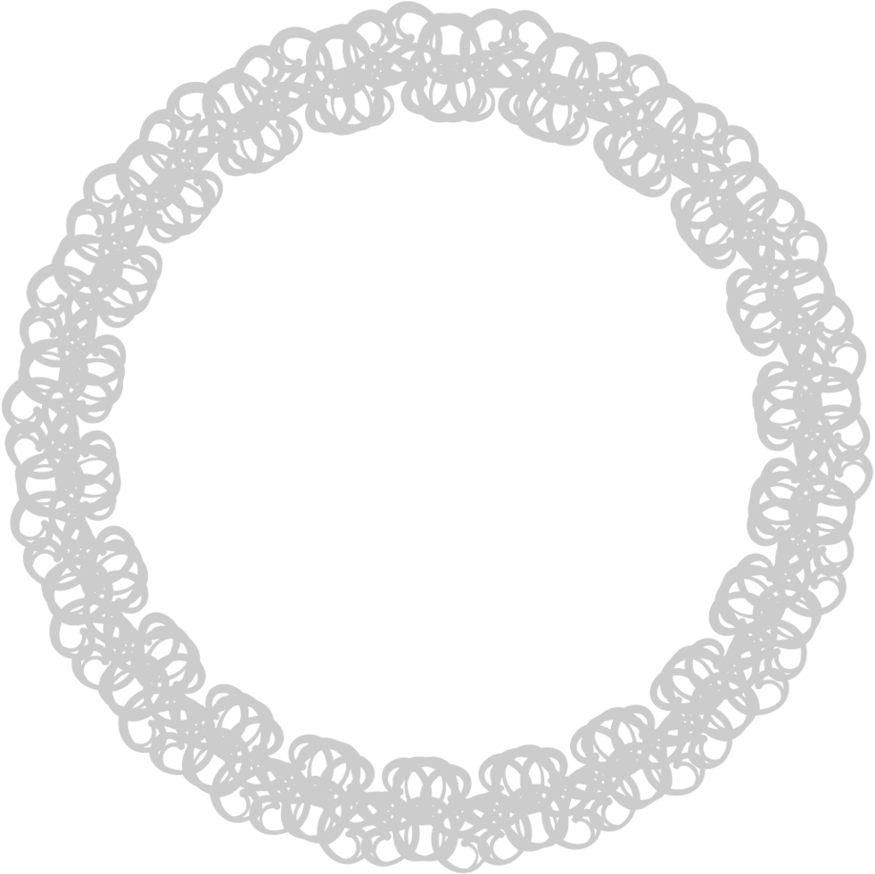 Decoration frame circle vector