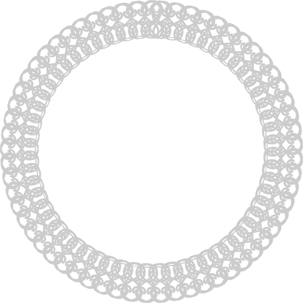 Decoration frame circle vector