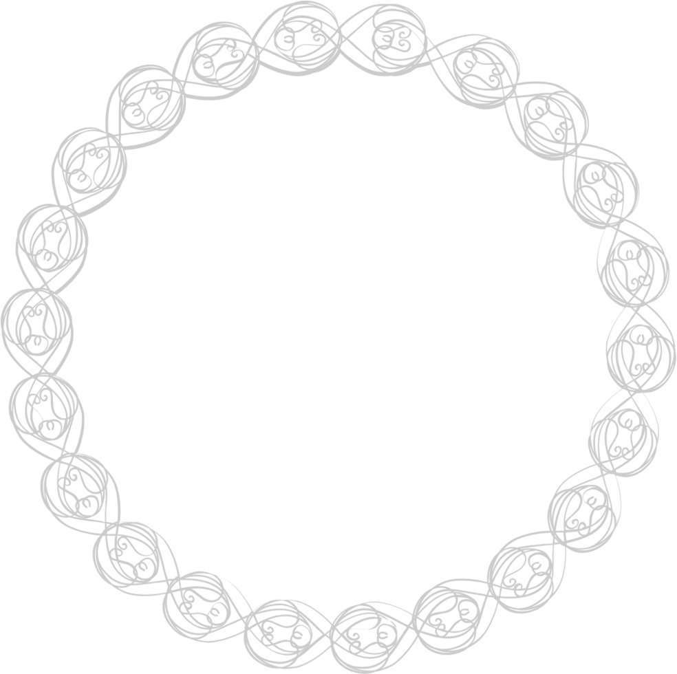 Decoration frame circle vector