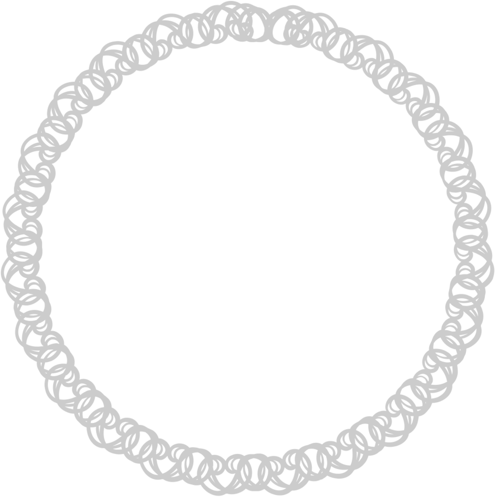 Decoration frame circle vector