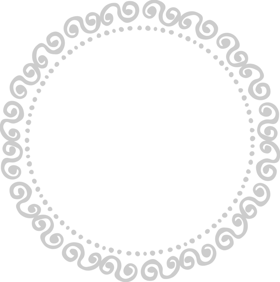 Decoration frame circle vector