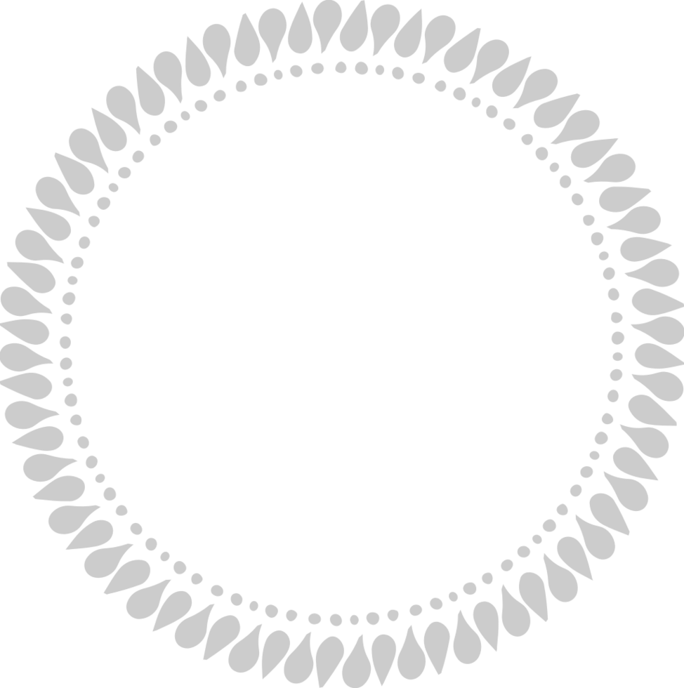 Decoration frame circle vector