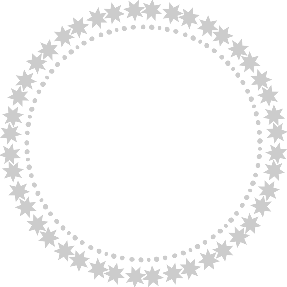 Decoration frame circle vector