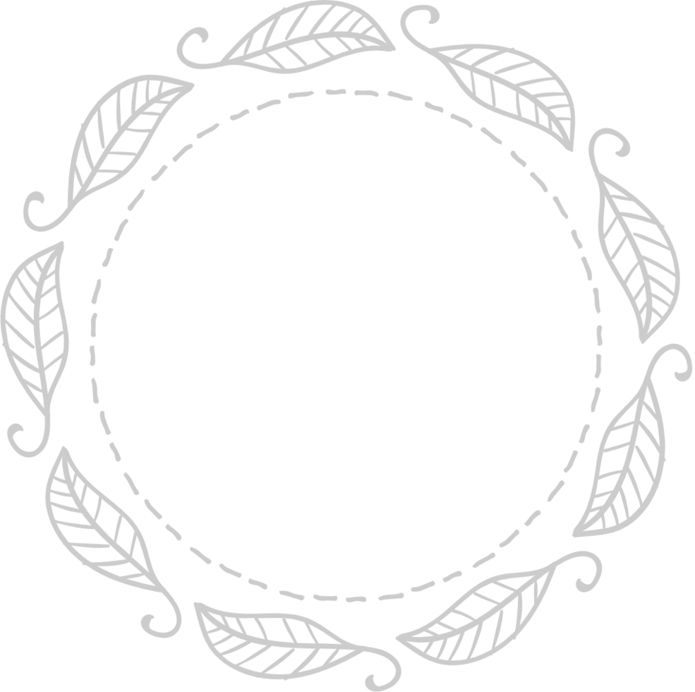 círculo de marco de decoración vector
