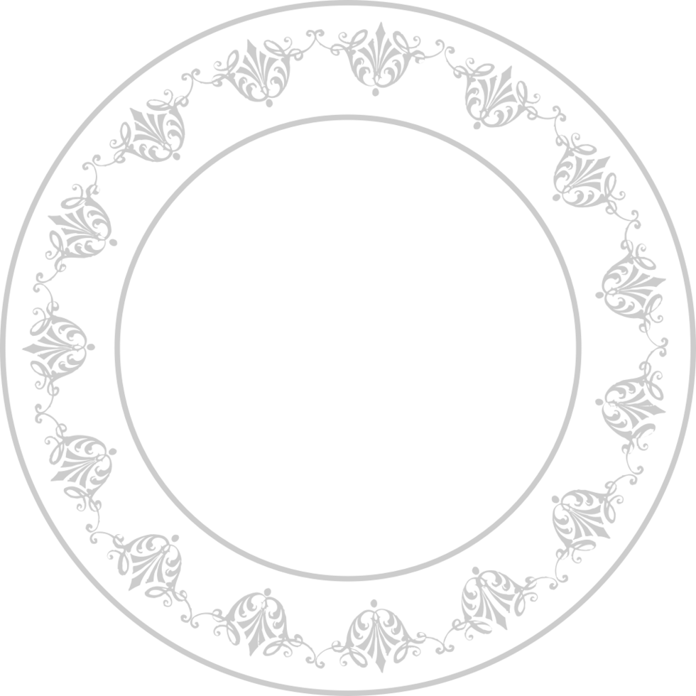 Decoration circle frame vector