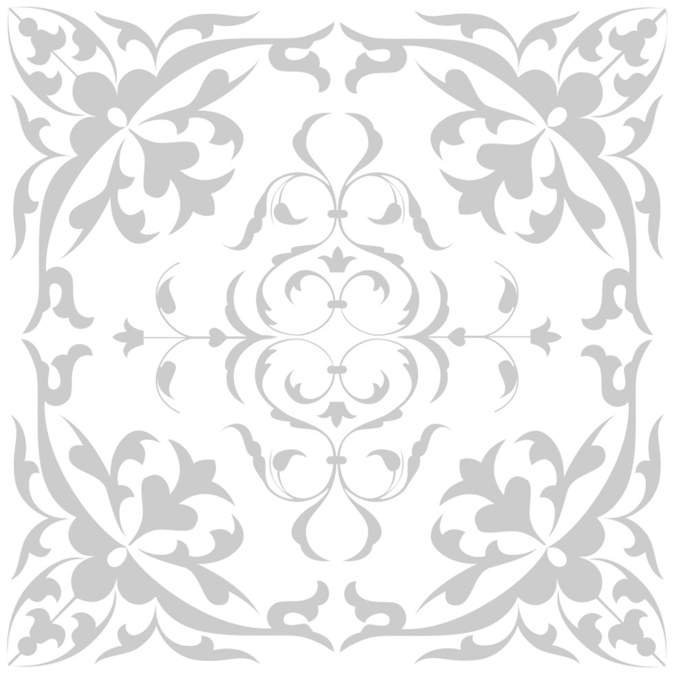 Decoration floral ornament vector