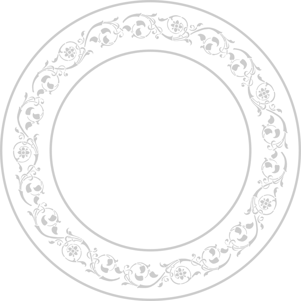 Decoration circle frame vector