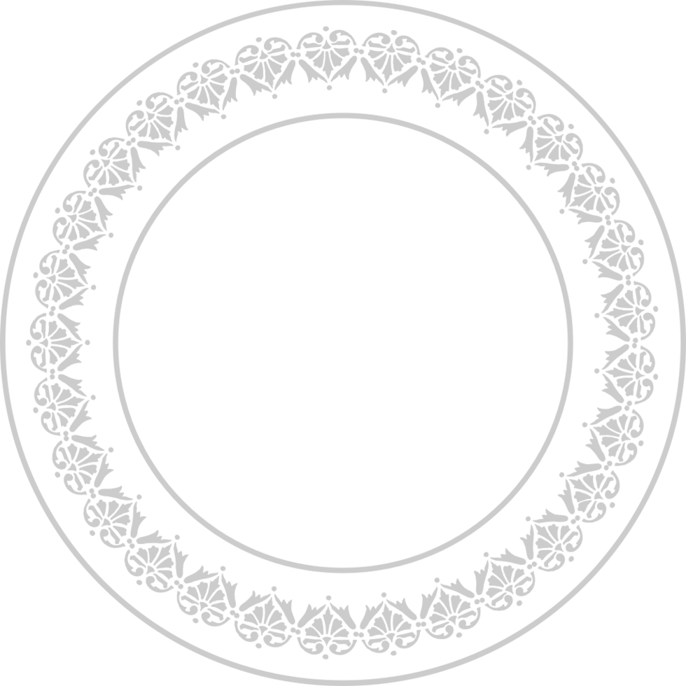 Decoration circle frame vector