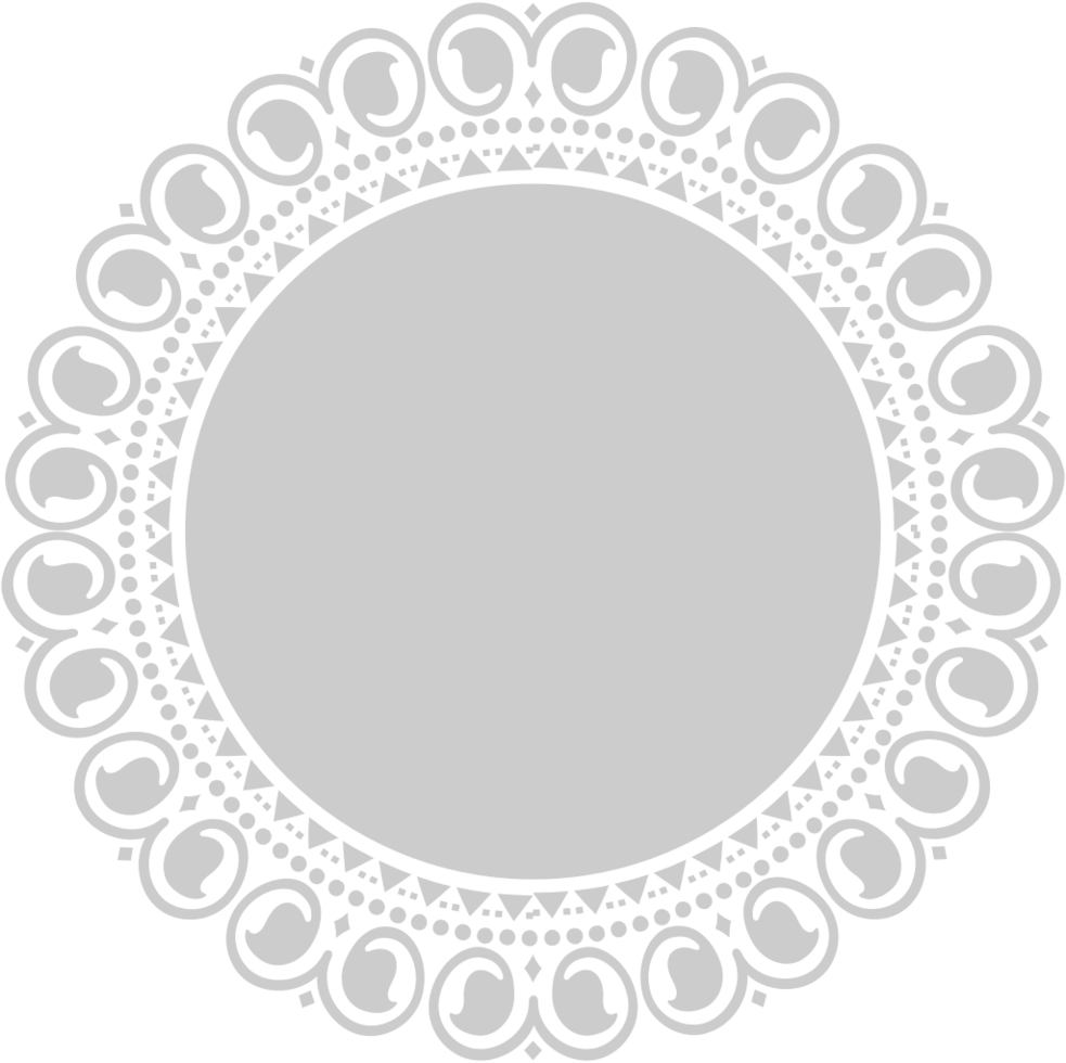 Decoration frame circle vector