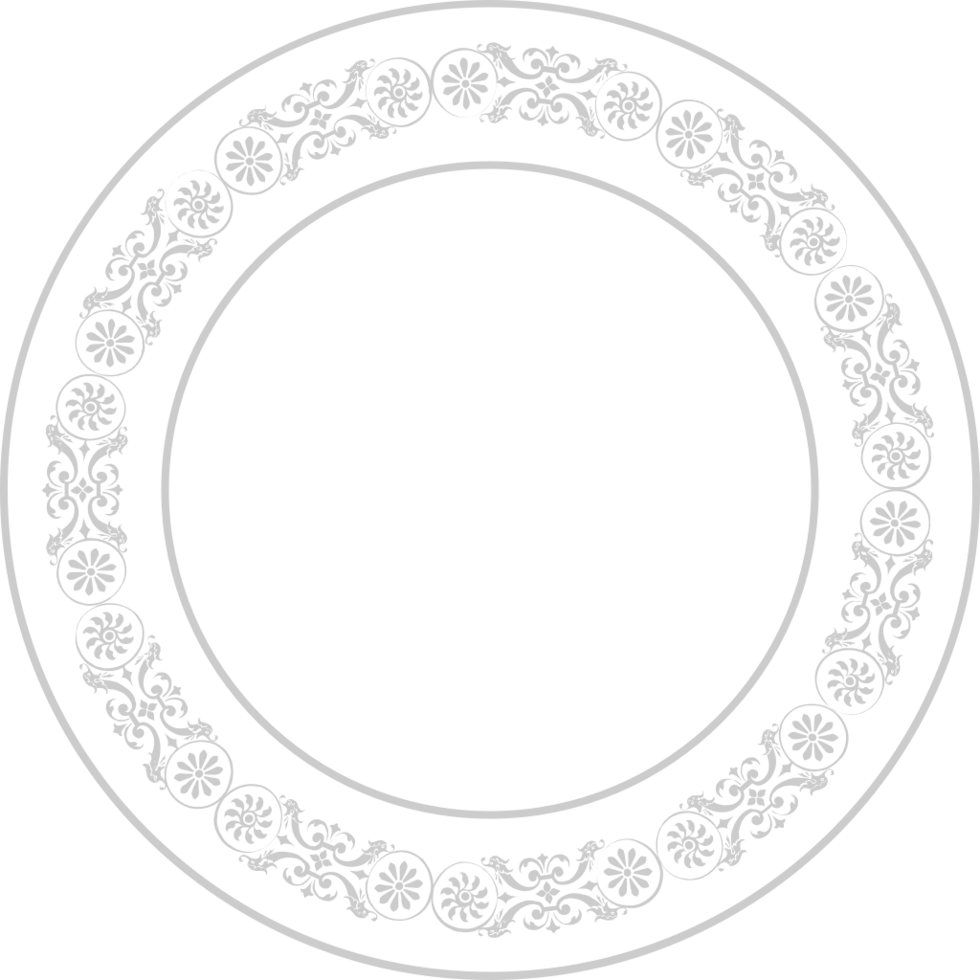 Decoration circle frame vector